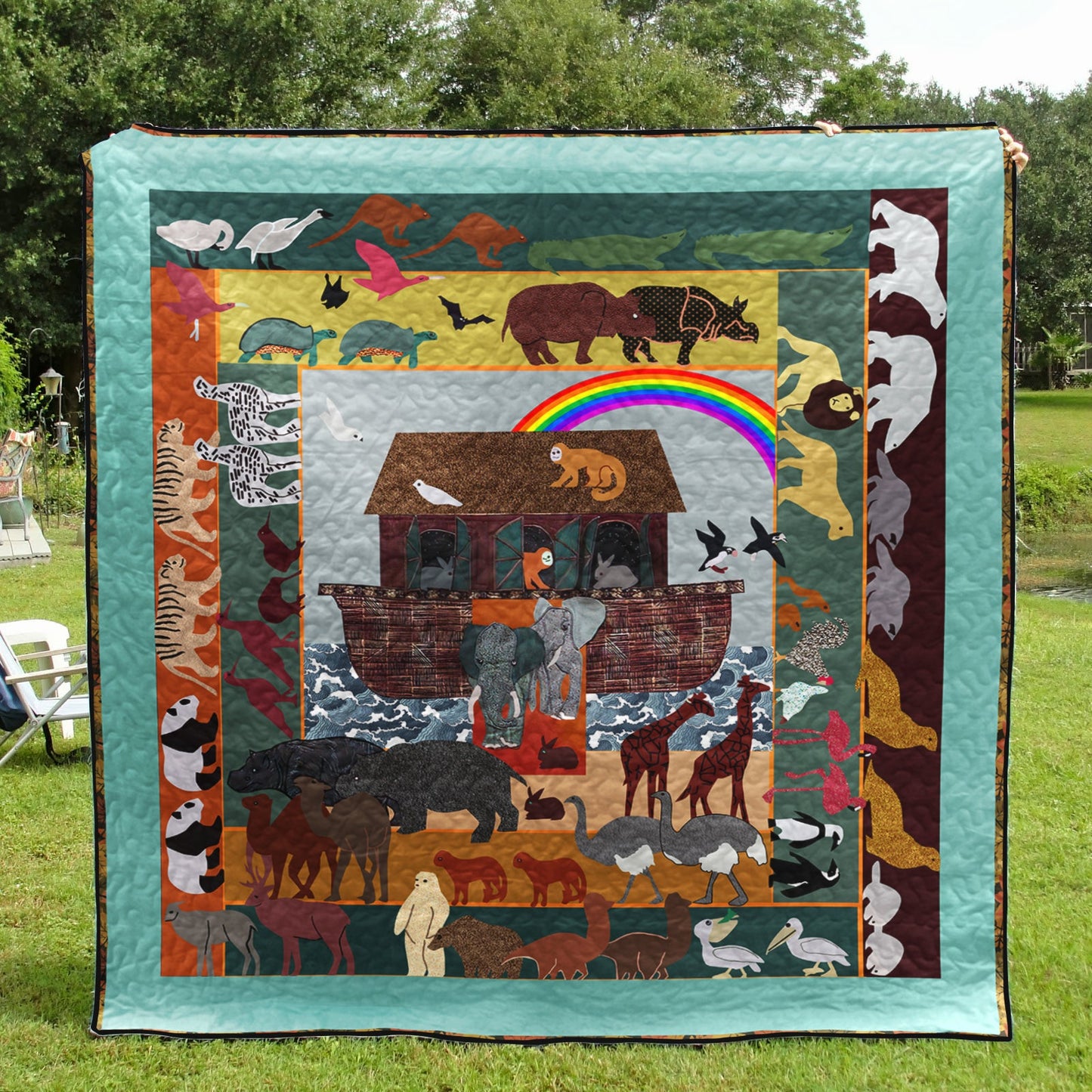 Noah s Ark CLM270660 Quilt Blanket