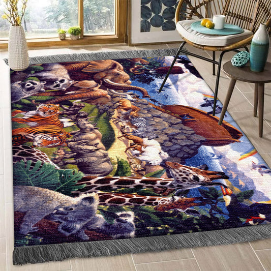 Noahs Ark AA2310117F Decorative Floor-cloth