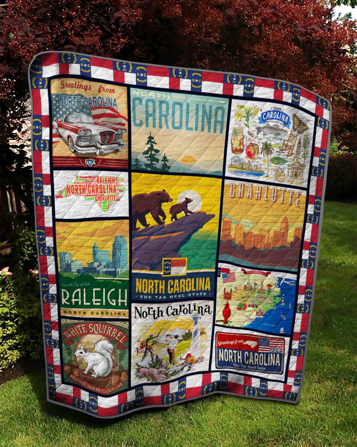 North Carolina TD22110203 Quilt Blanket