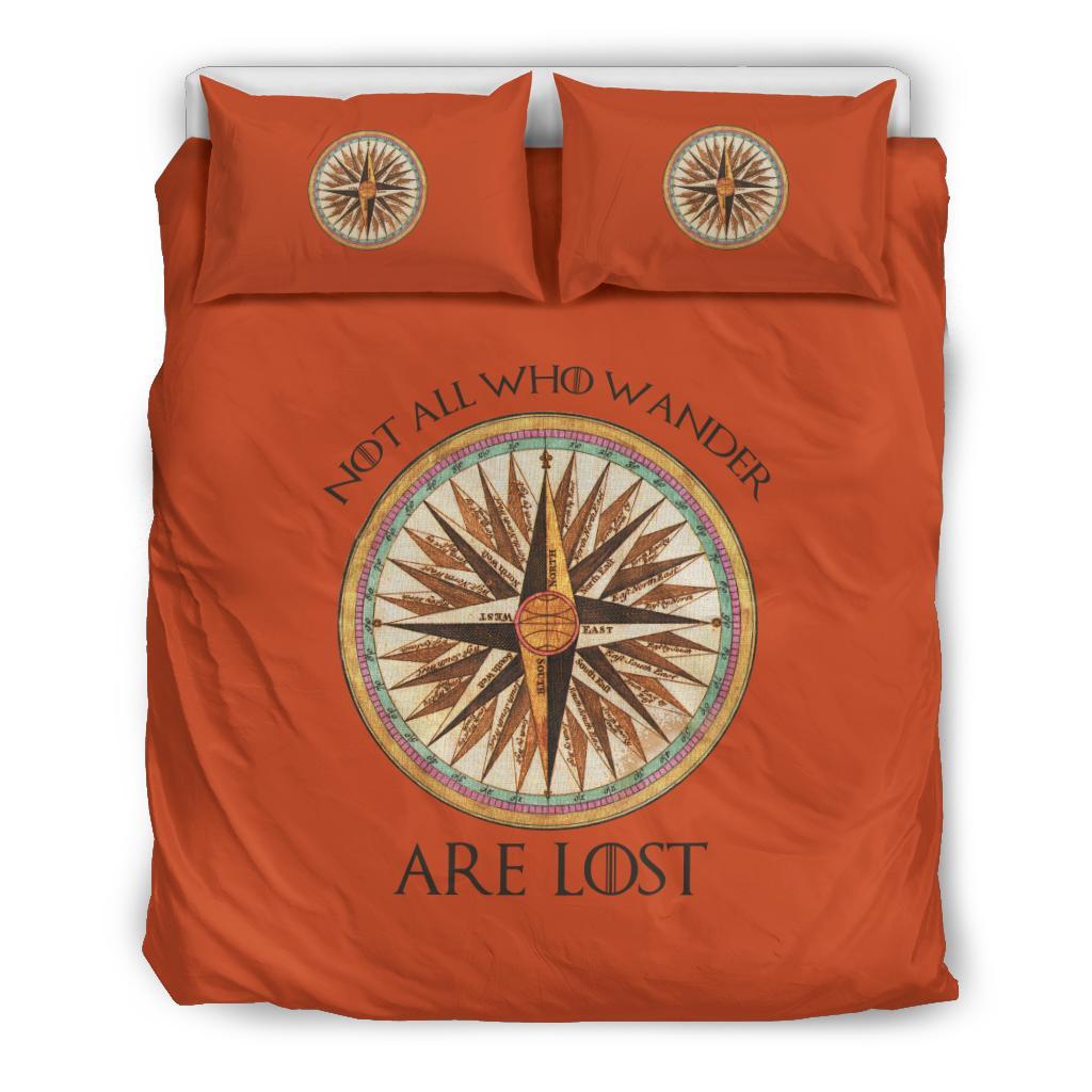 Not All Who Wander Are Lost Compass CLM1710251B Bedding Sets