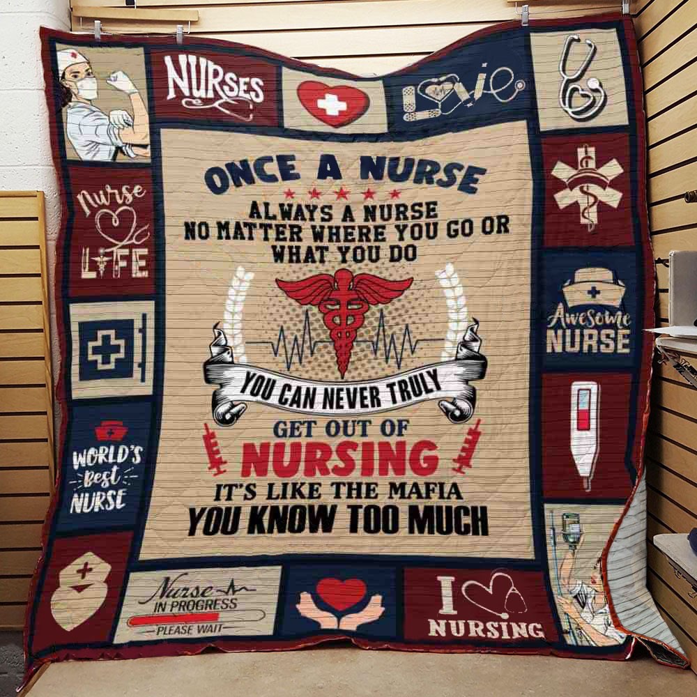 Nurse CL01110210MDQ Quilt Blanket