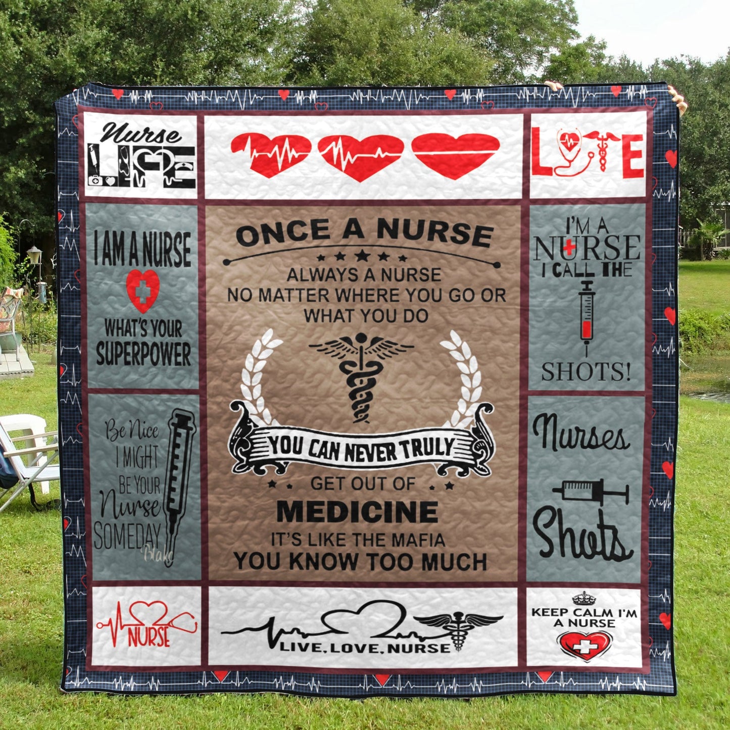 Nurse CLH0511480Q Quilt Blanket