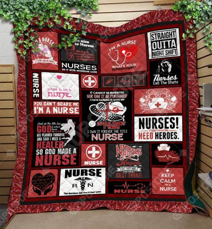 Nurse Nurse CL16110269MDQ Quilt Blanket