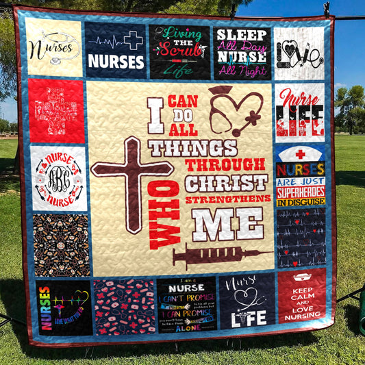 Nurse Nurse CL16110270MDQ Quilt Blanket