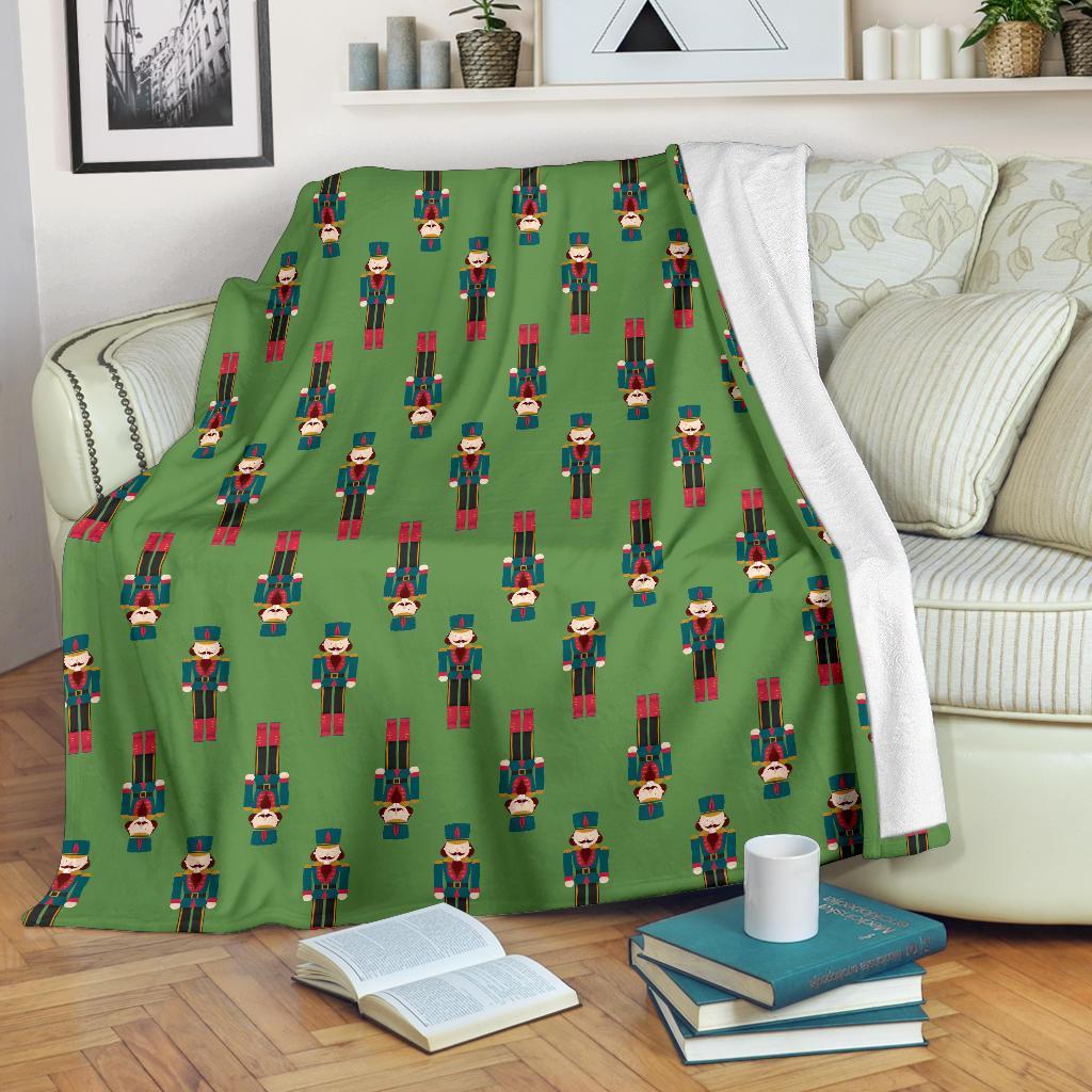 Nutcracker Green CL12100839MDF Sherpa Fleece Blanket