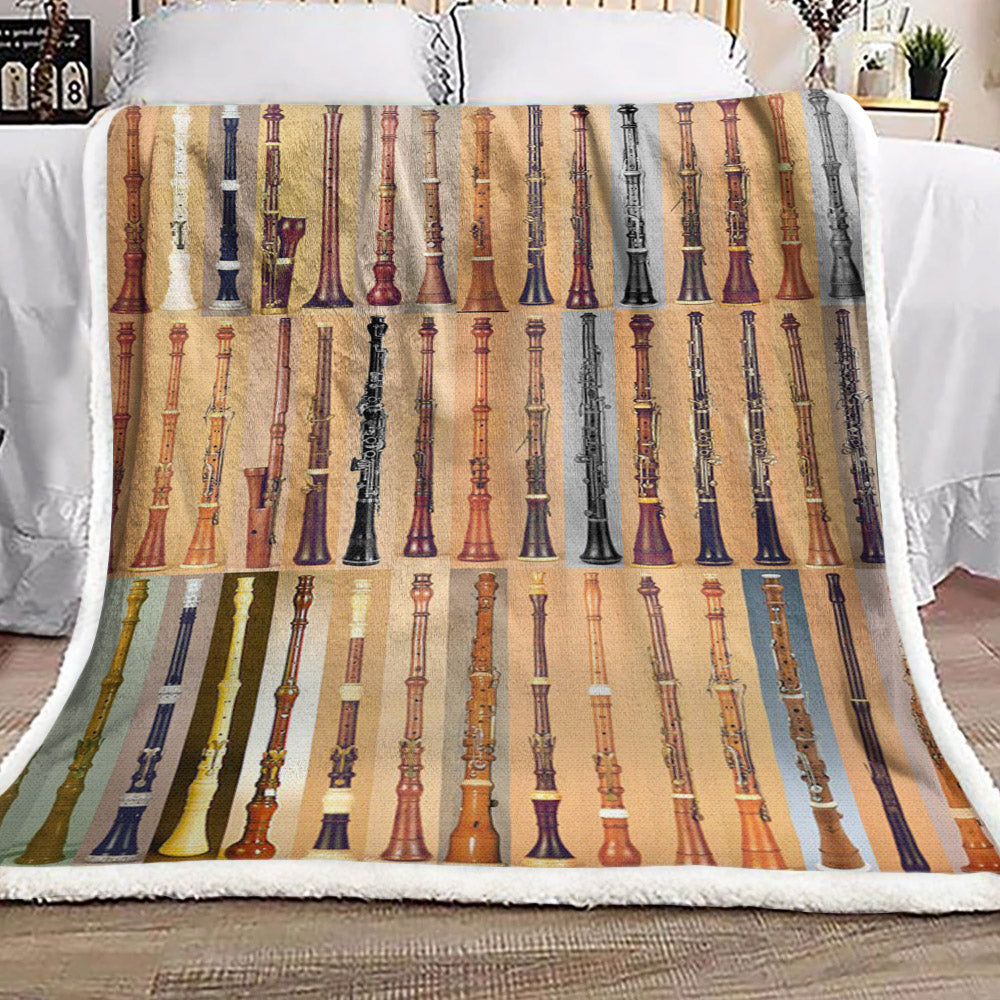 Oboe NT3110146F Sherpa Fleece Blanket