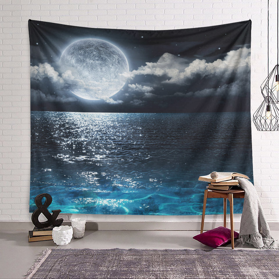 Ocean Moon CLP070825 Decorative Wall Hanging Tapestry