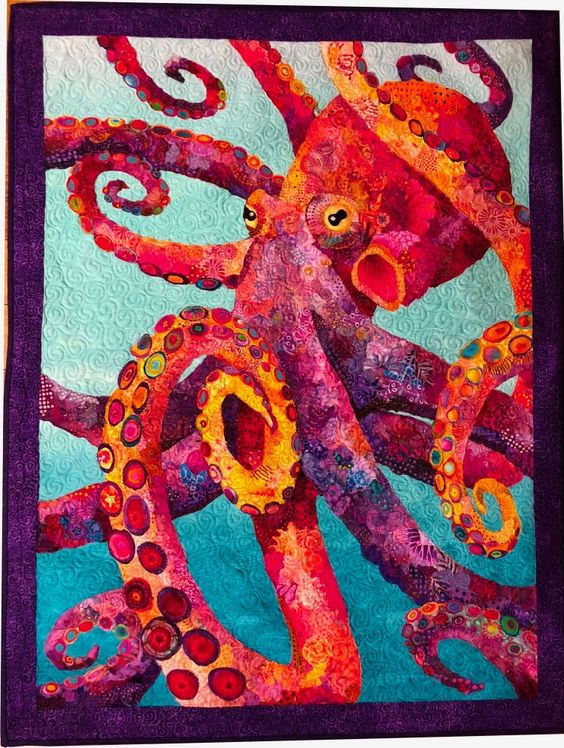 Octopus CLA2810357Q Quilt Blanket