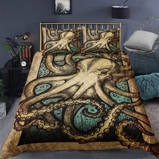 Octopus Quilt Bedding Set TL130915