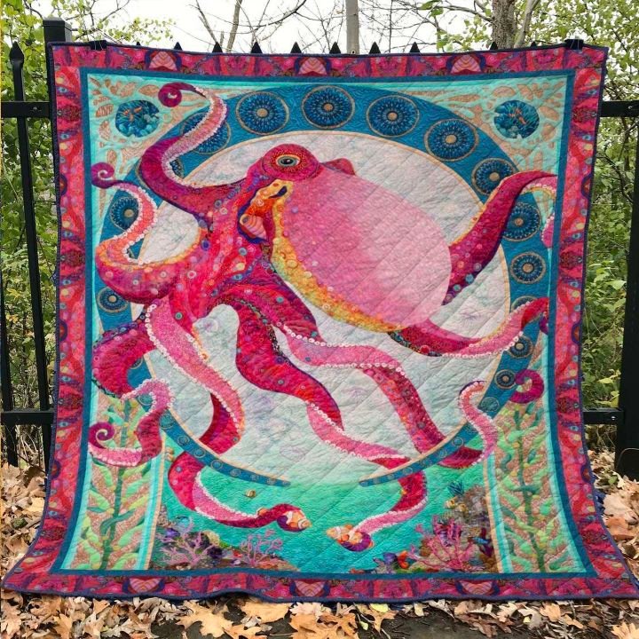 Octopus TU190704A TBG Quilt Blanket