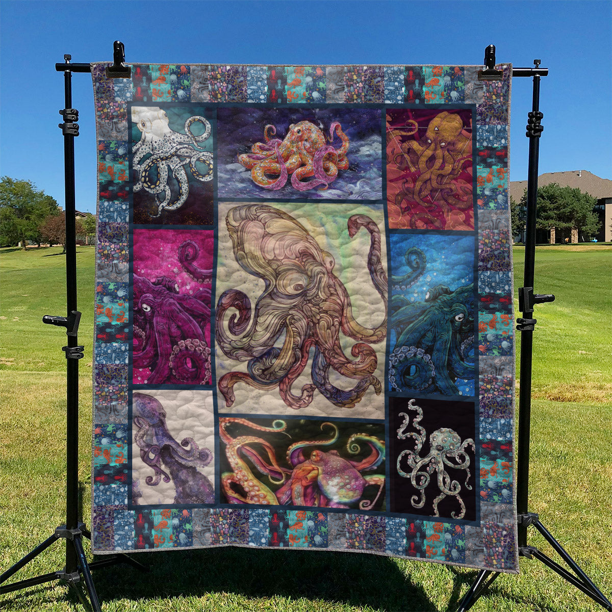 Octopus YH3010503 Quilt Blanket