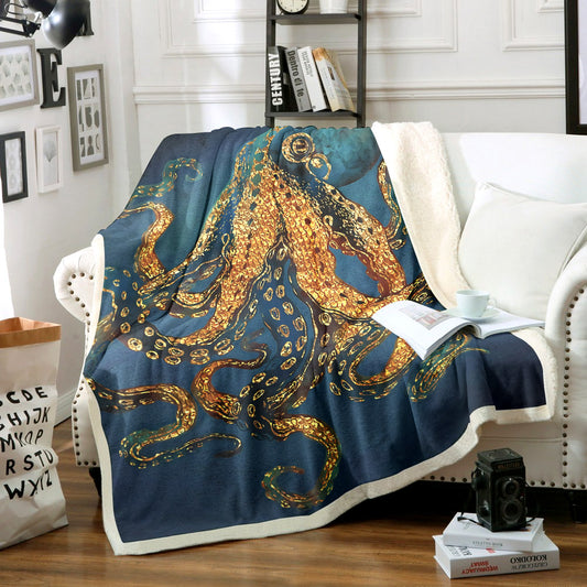Octopus AA3110070TT Sherpa Fleece Blanket
