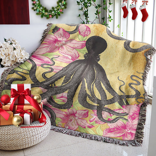 Octopus And Flower CG2510103S Throw Blankets For Sofa