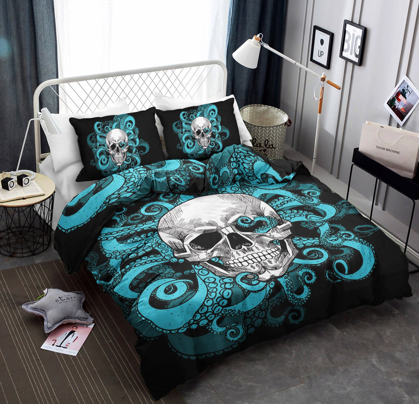 Octopus And Skull CLM190816M Bedding Sets
