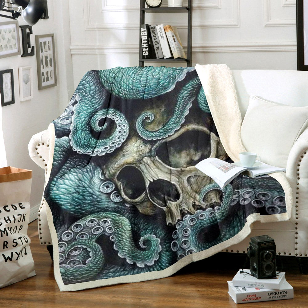 Octopus HM1409083TT Sherpa Fleece Blanket