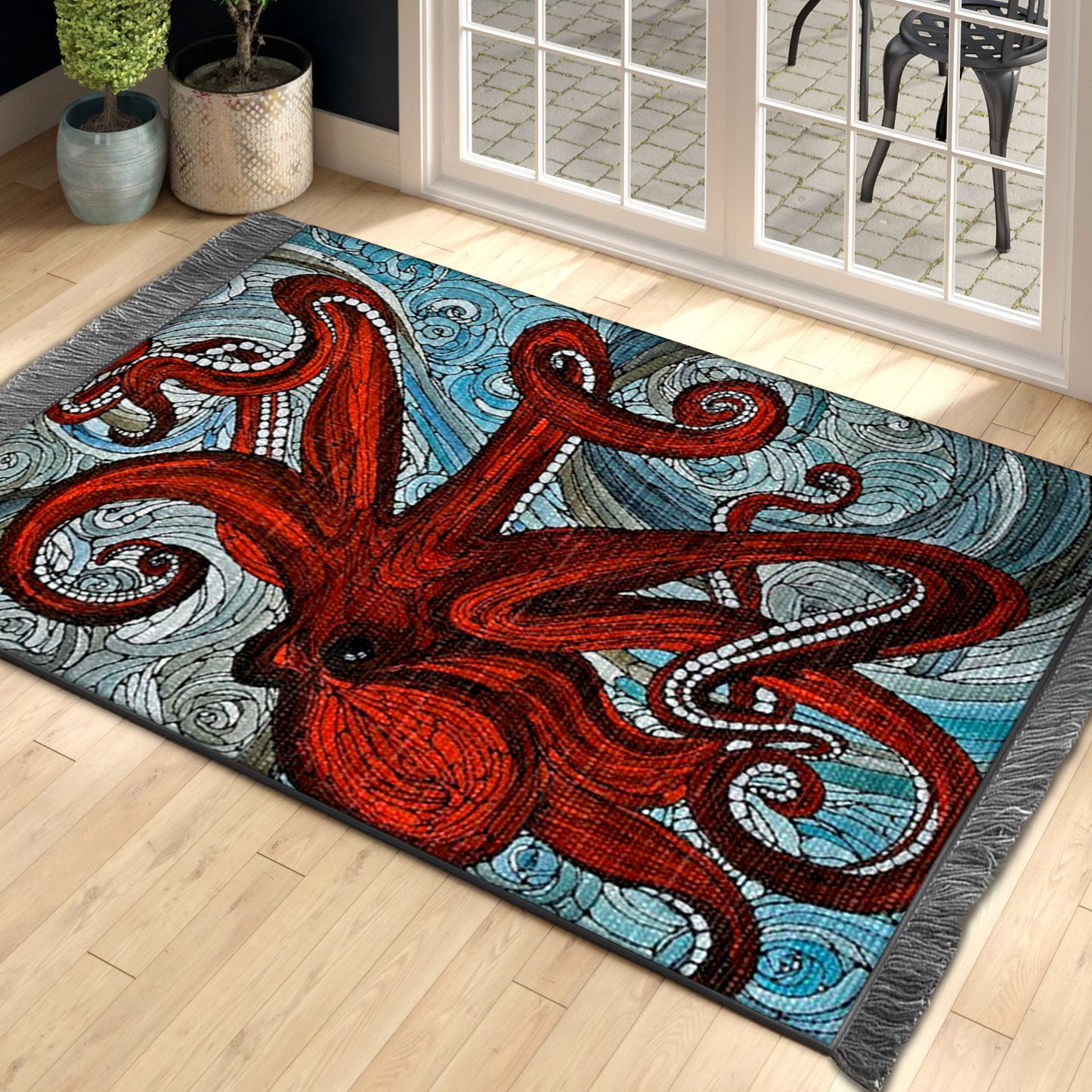 Octopus HN280867O Decorative Floor-cloth