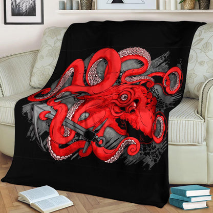 Octopus ML270833F Sherpa Fleece Blanket