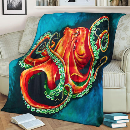 Octopus ML270834F Sherpa Fleece Blanket