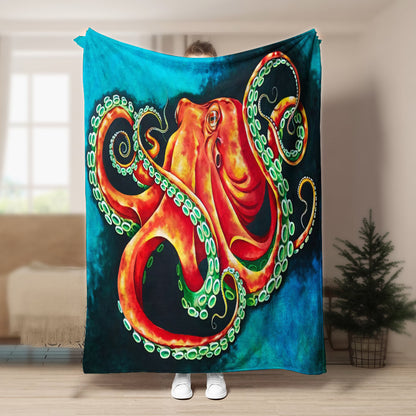 Octopus ML270834F Sherpa Fleece Blanket
