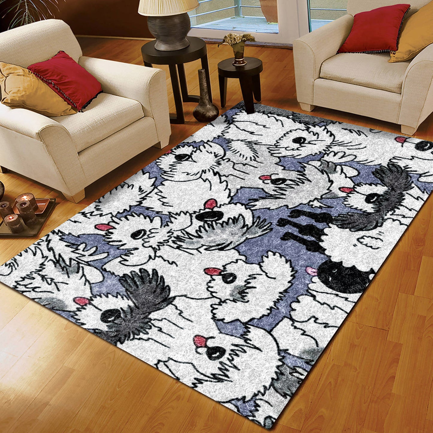 Old English Sheepdog CLA200875R Rug