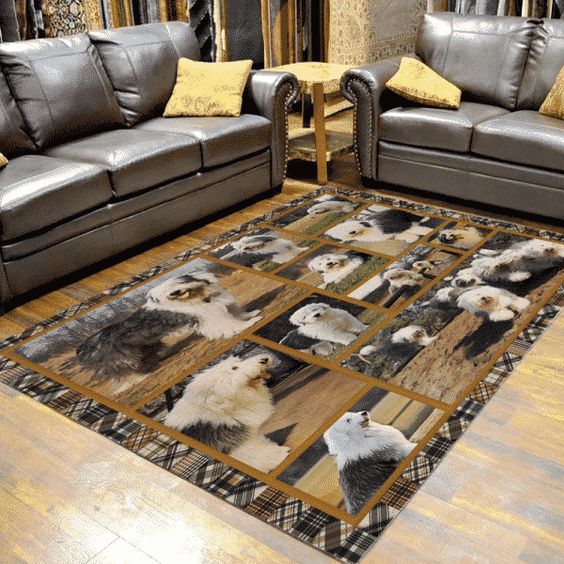 Old English Sheepdog CLP0111143TM Rug