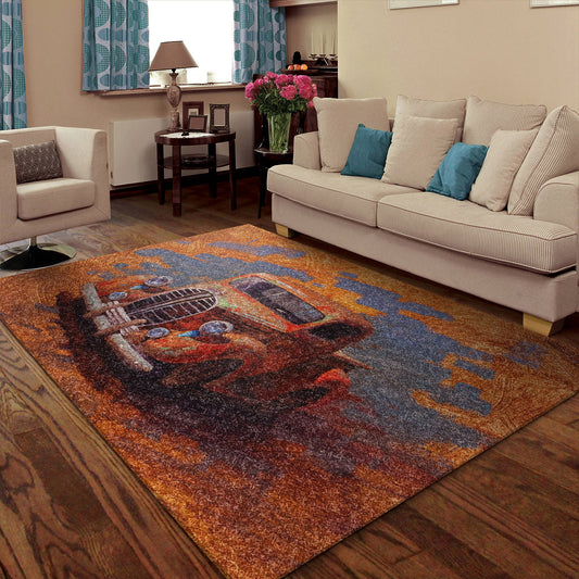 Old Ford Truck Car HM0510120M Rug