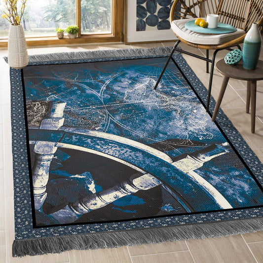 Old Nautical Navigation ML2109190O Decorative Floor-cloth