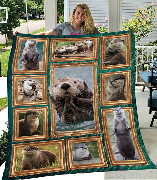 Otter Quilt Blanket TM031104