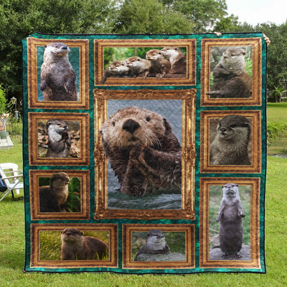 Otter Quilt Blanket TM031104