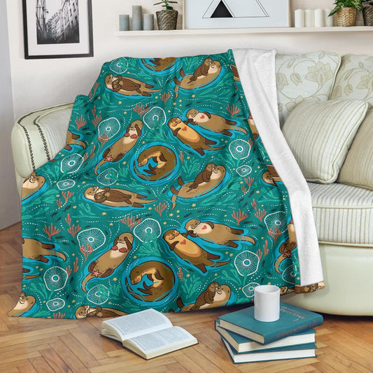 Otter CL12100861MDF Sherpa Fleece Blanket