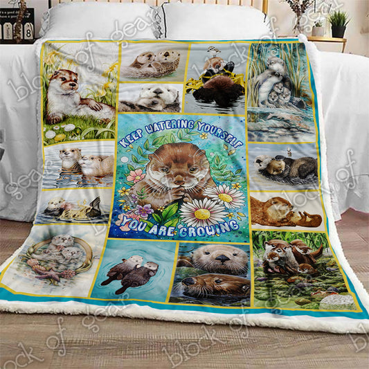 Otter CL281031MDF Sherpa Fleece Blanket