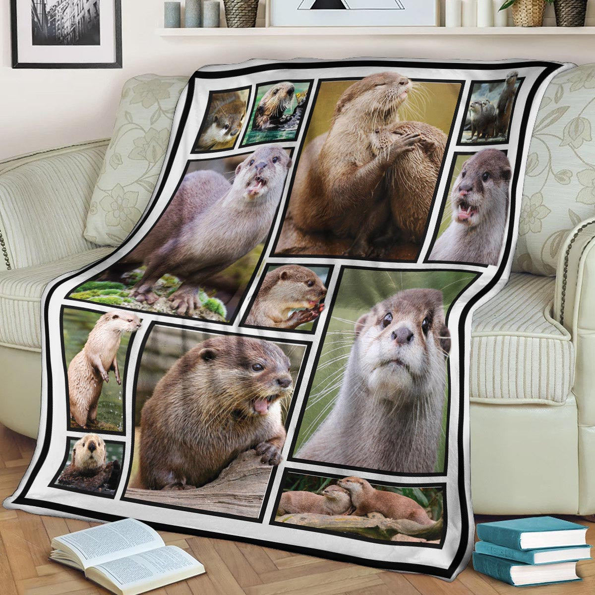 Otter CLA21100993F Sherpa Fleece Blanket