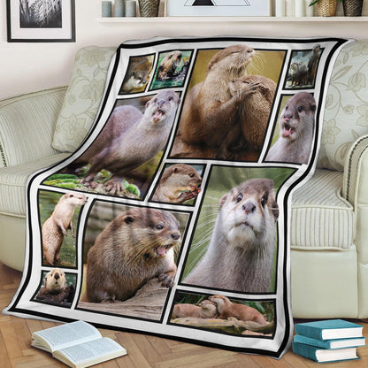 Otter CLA21100993F Sherpa Fleece Blanket