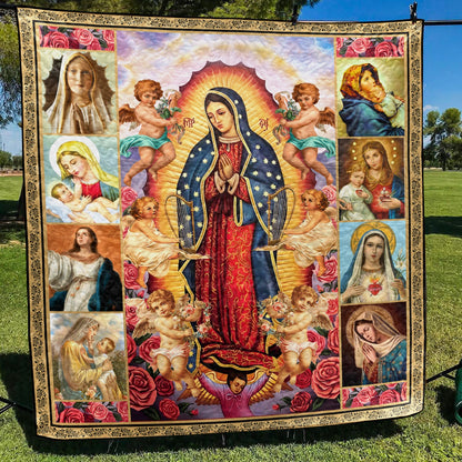 Our Lady Of Guadalupe Quilt Blanket TL110605Y