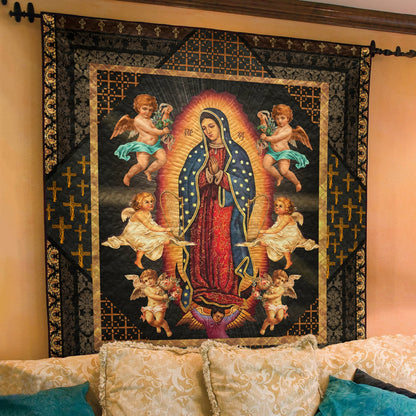 Our Lady Of Guadalupe Quilt Blanket TL020605Y