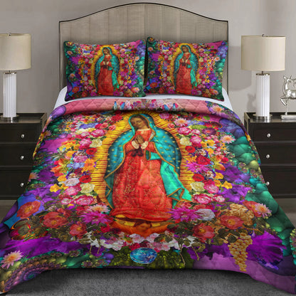 Our Lady Of Guadalupe Quilt Bedding Set HM180901T