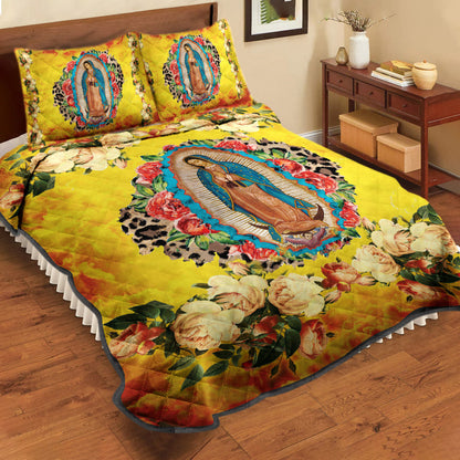 Our Lady Of Guadalupe Quilt Bedding Set HM210904T