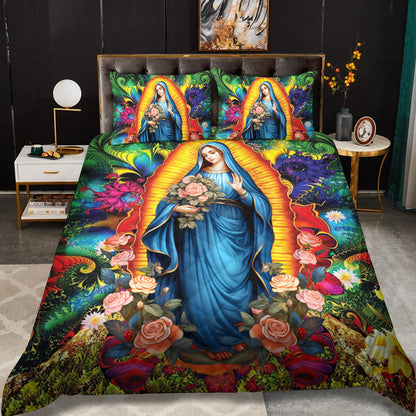 Our Lady Of Guadalupe Quilt Bed Sheet ND200908