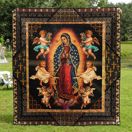 Our Lady Of Guadalupe Quilt Blanket TL020605Y