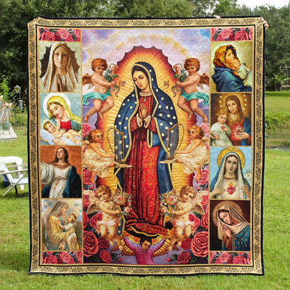 Our Lady Of Guadalupe Quilt Blanket TL110605Y