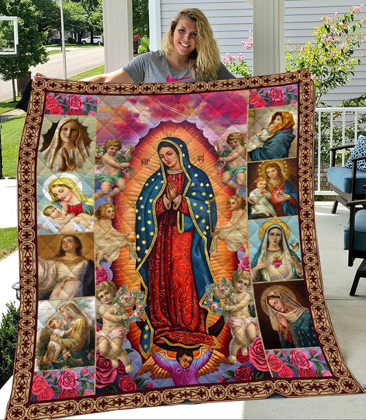 Our Lady Of Guadalupe Quilt Blanket TL251004