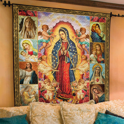 Our Lady Of Guadalupe Quilt Blanket TL110605Y