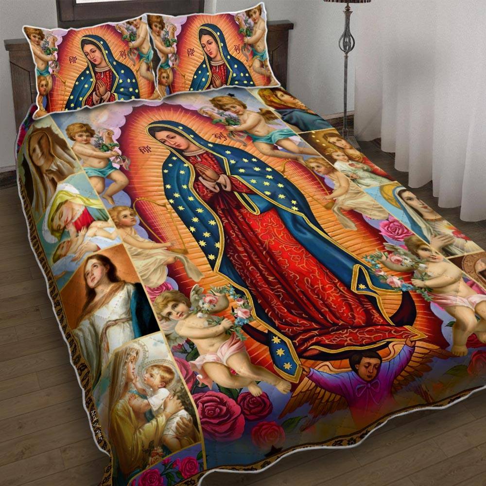 Our Lady of Guadalupe Quilt Bedding Set CLM090912