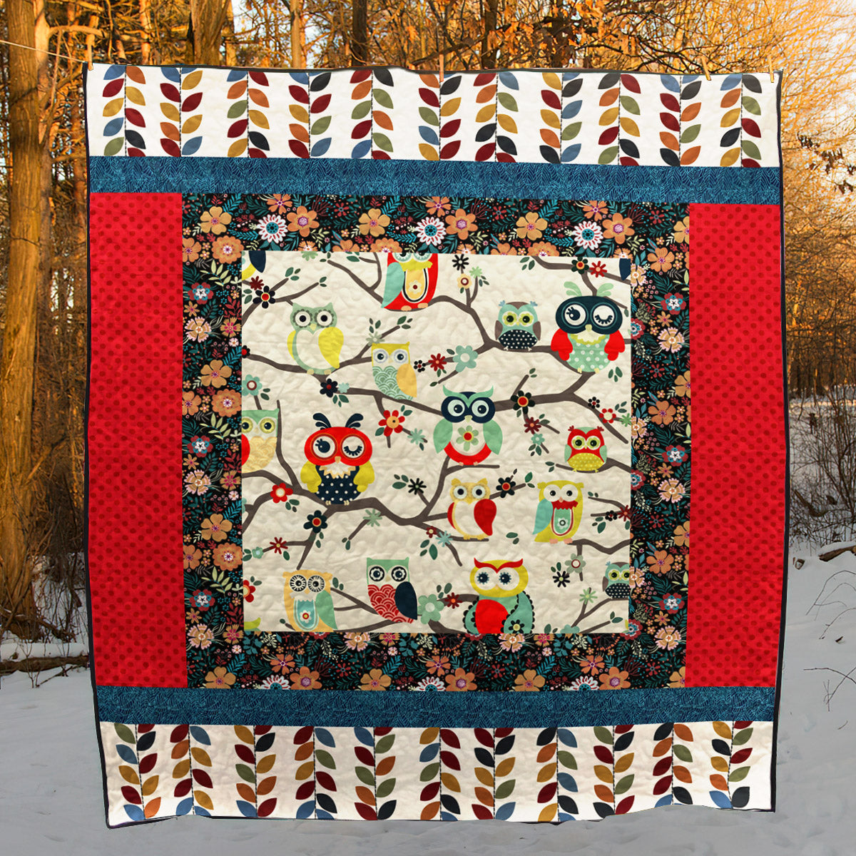 Owl CL130658 Quilt Blanket