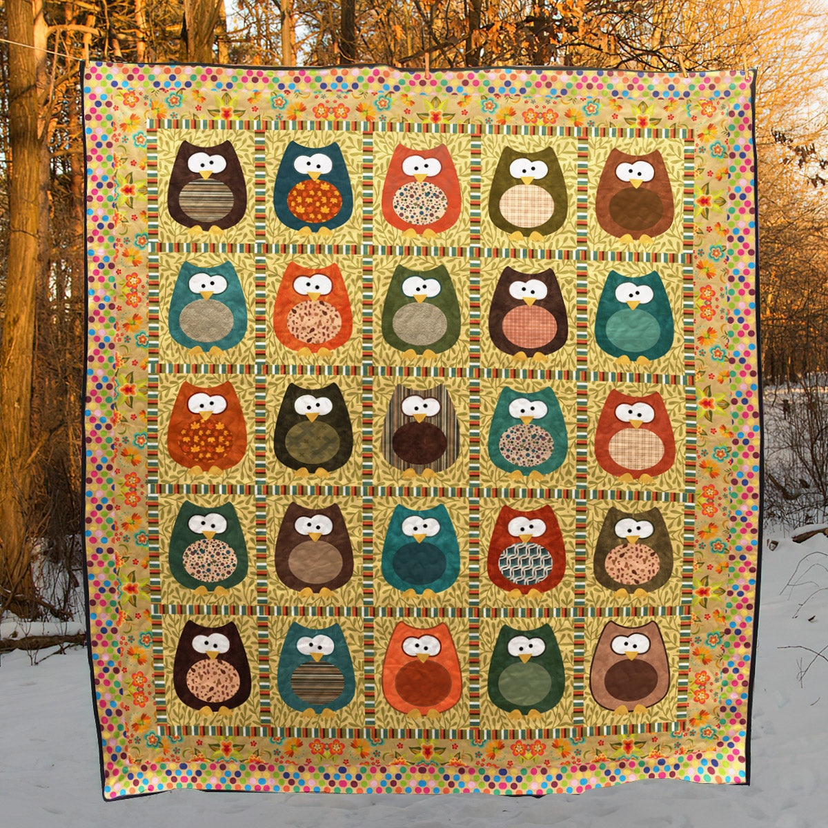 Owl CLA020730 Quilt Blanket