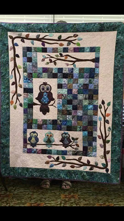 Owl CLA0910485Q Quilt Blanket