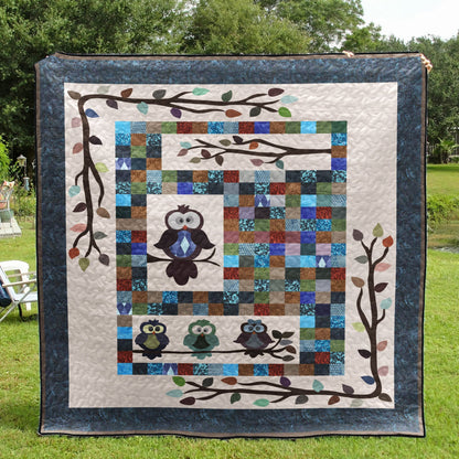 Owl CLA0910485Q Quilt Blanket