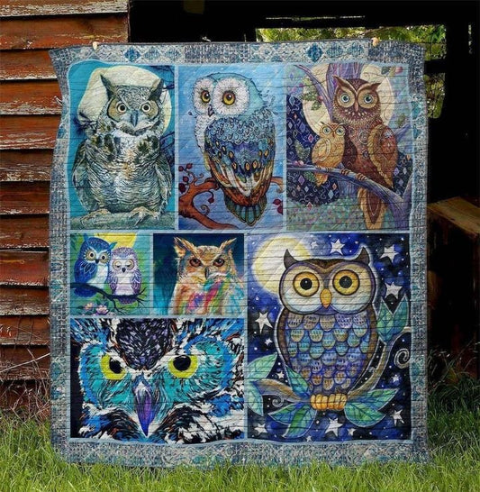 Owl D9059 Quilt Blanket