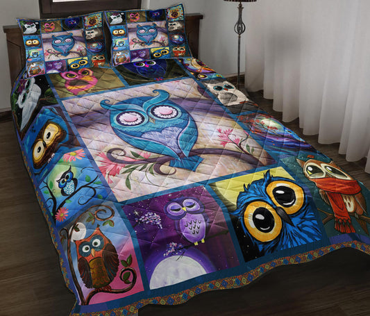 Owl Quilt Bedding Set TL070903