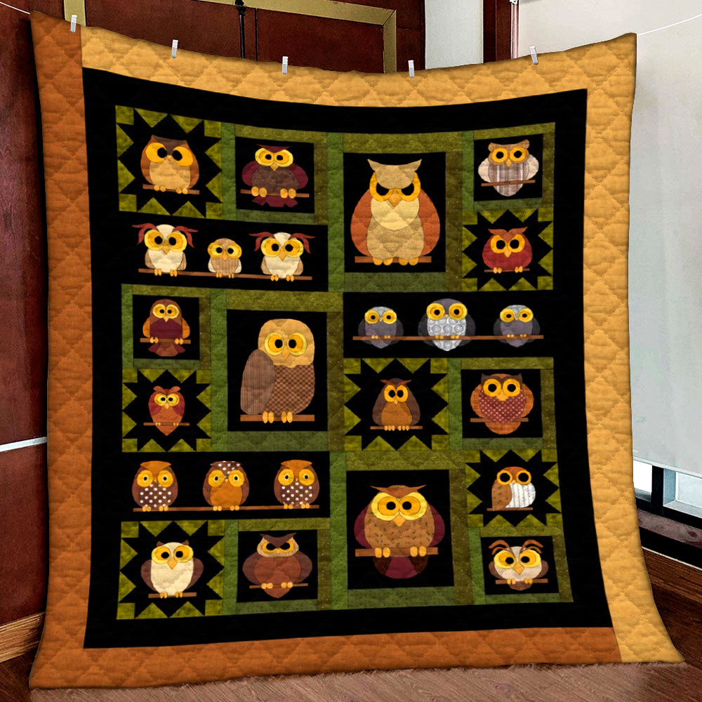 Owl Quilt Blanket MN011103